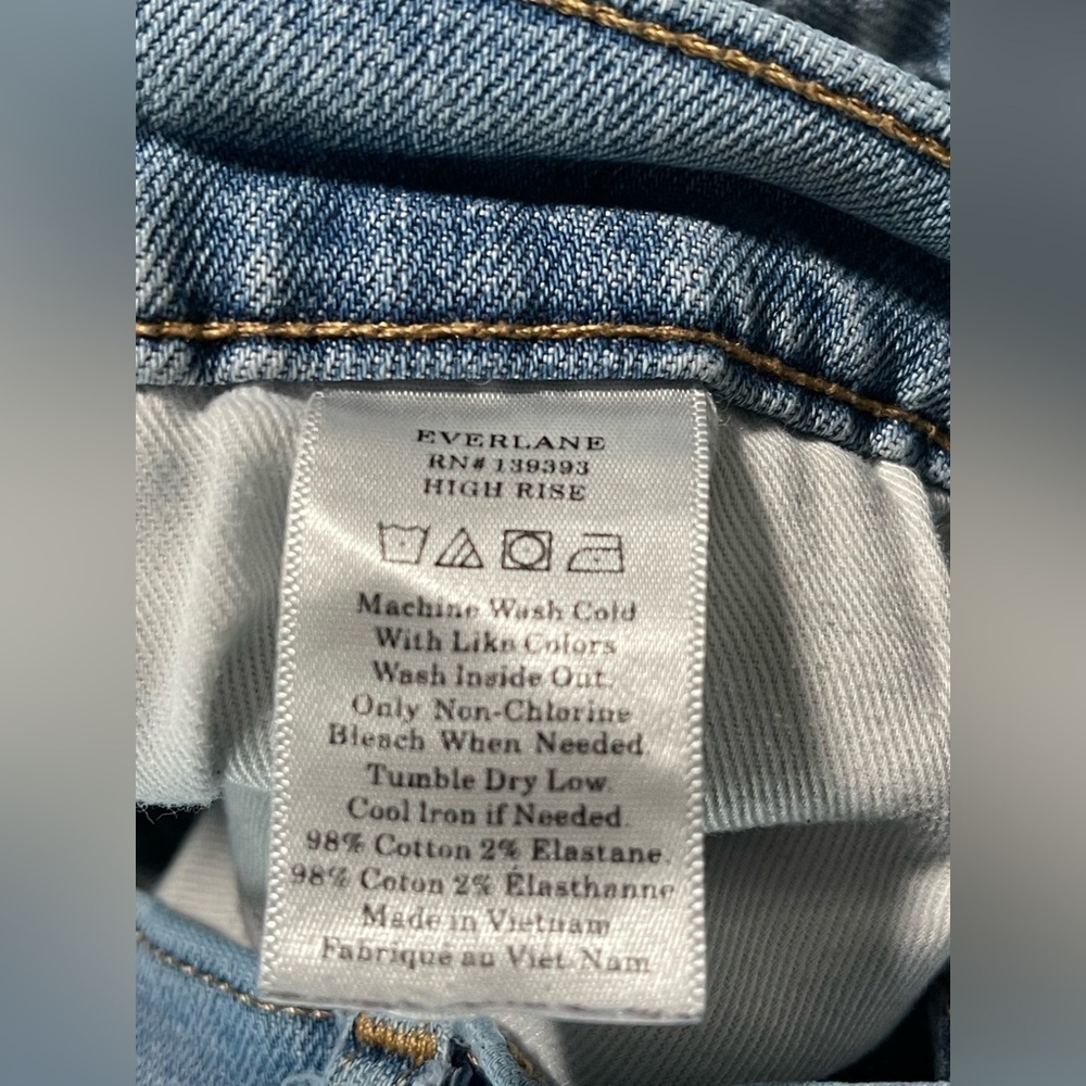 Everlane Light Wash High Rise Skinny Jeans Size 27 - Picture 4 of 8
